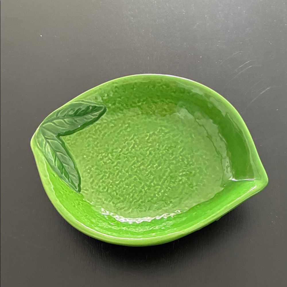 Pottery Barn Lime Ceramic Dish